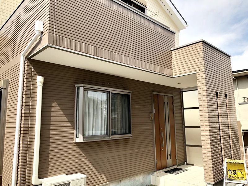 ダイヤモンドコート外壁塗装後